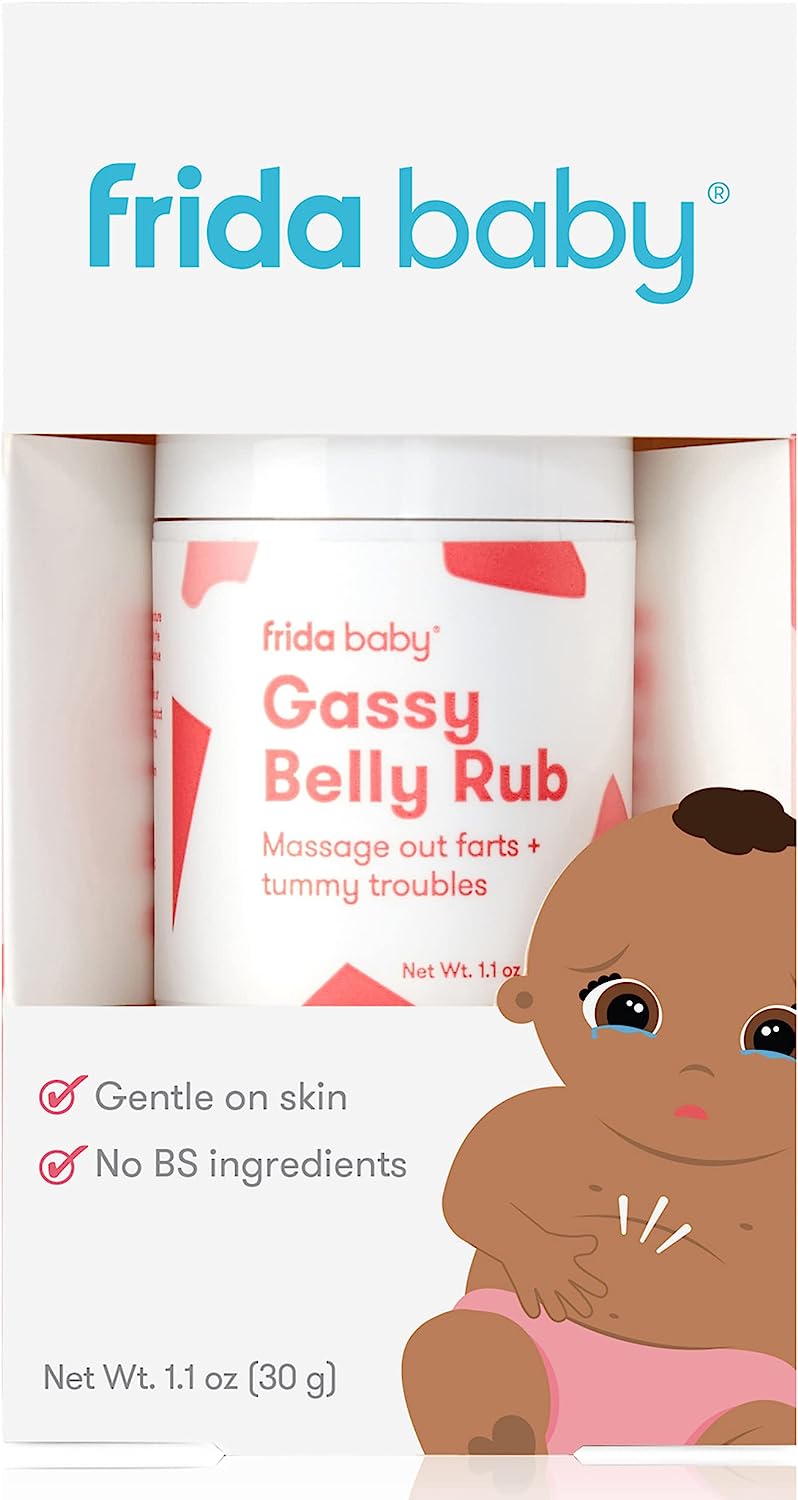 Gassy Belly Rub by Frida Baby | Belly Massage for Babies Made with Natural Oils | Relieves Baby's Gas - Image 4